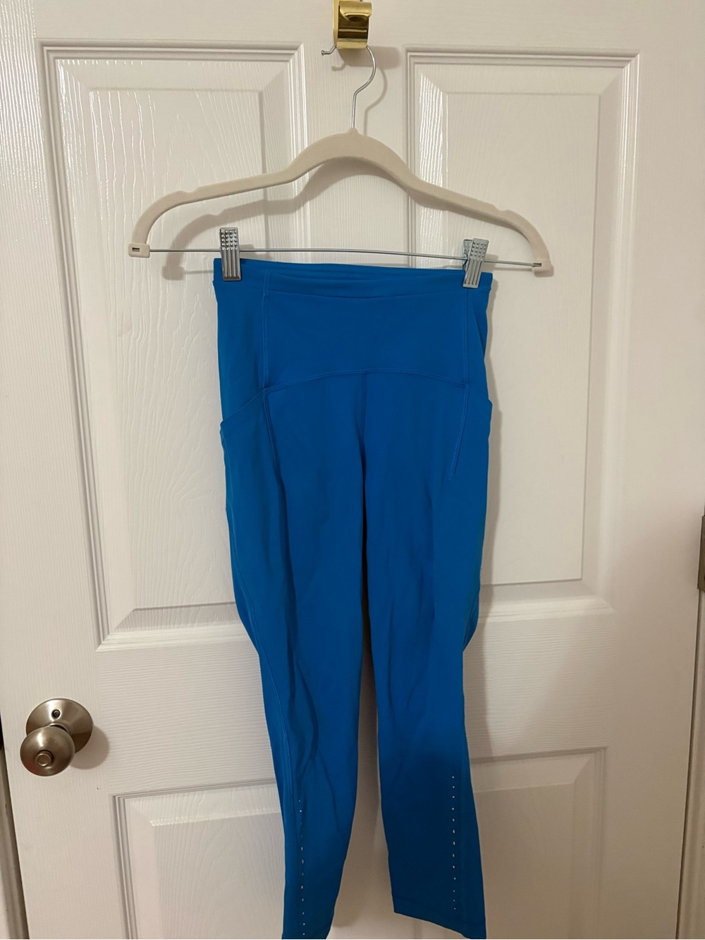 lululemon athletica Bright Blue Capris